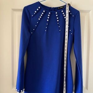 Royal Blue Long-Sleeve Bodycon Dress BRAND NEW
